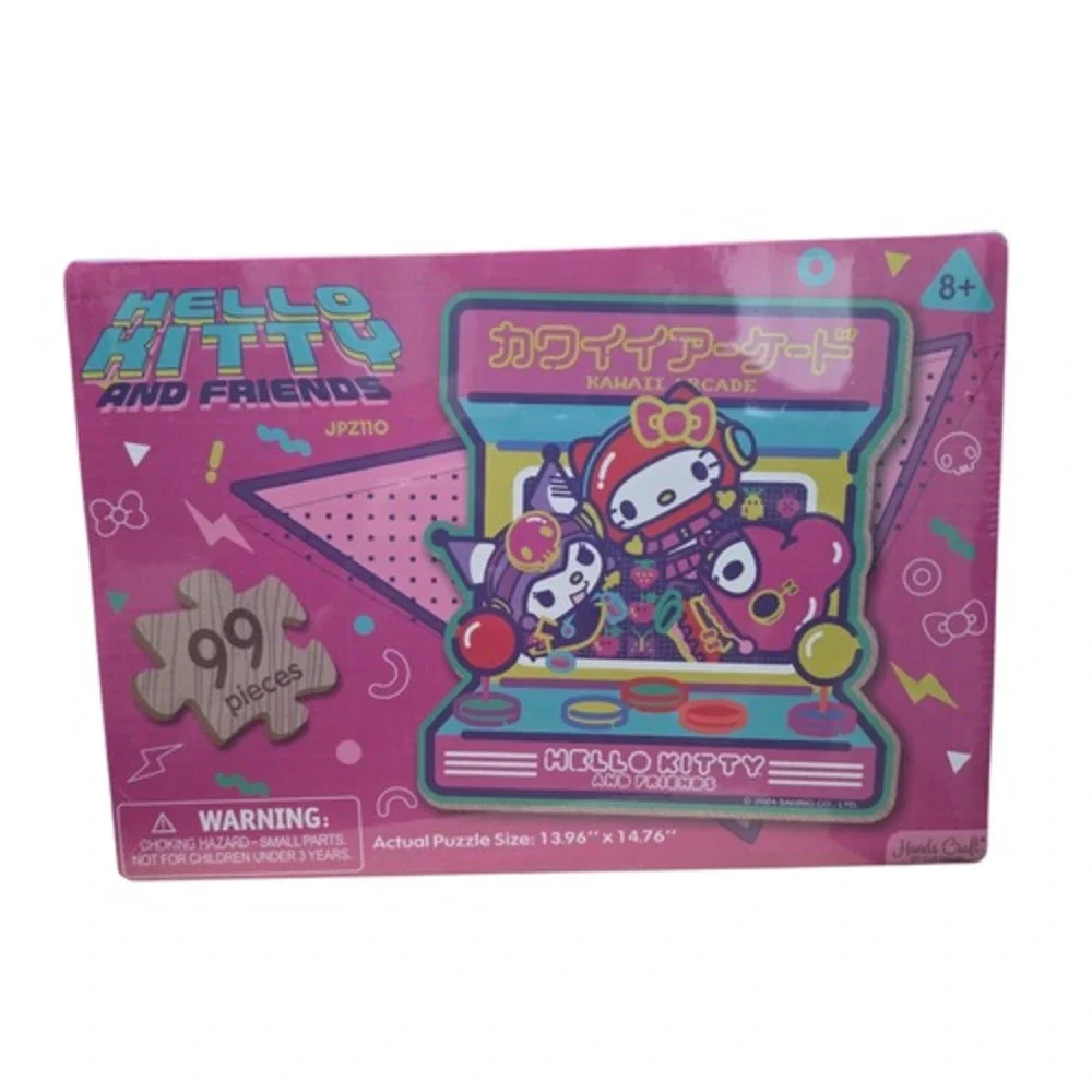 2024 Sanrio Hello Kitty and Friends Kawaii Arcade 99-Piece Jigsaw Puzzle